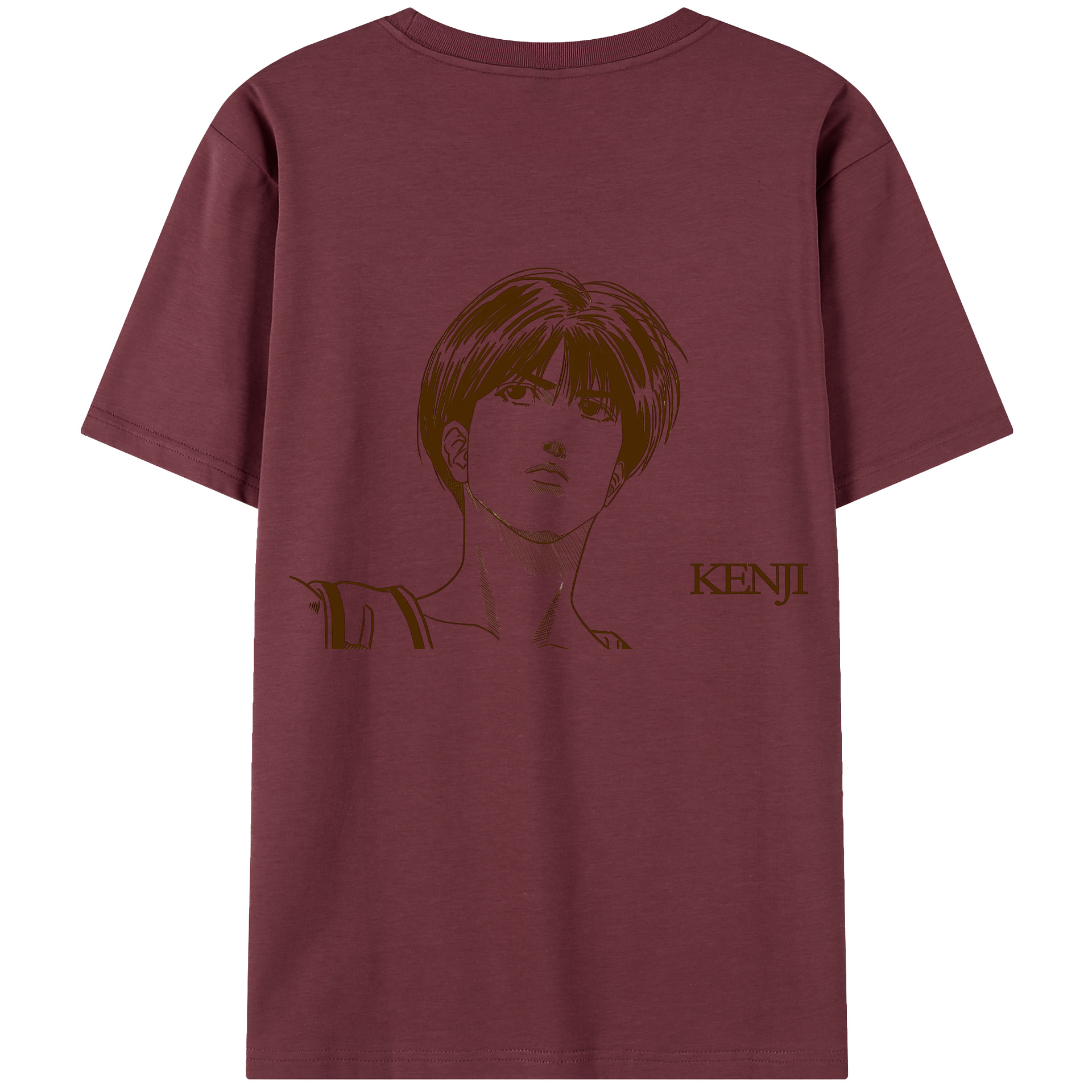 SLAM DUNK／スラムダンク 綿100％半袖Tシャツ（背面プリント）